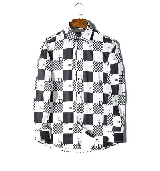 

mens shirts small horse quality bbrry embroidery blouse long sleeve solid color slim fit casual business clothing long-sleeved shirt size mu, White;black