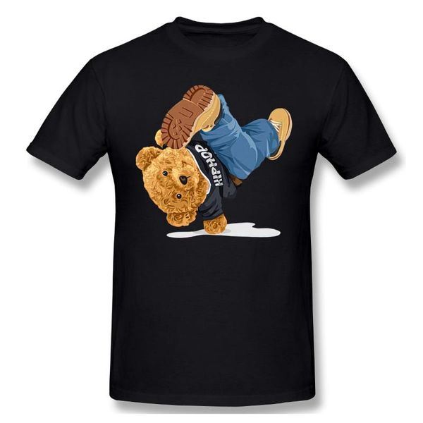 Erkek T-Shirt Hip-Hop Teddy Bear T Gömlek Harajuku T-shirt Grafik Tshirt Markaları Tee TopMen's