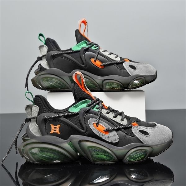 

men's sneakers shoes for men summer advanced high elastictenis breathable male sports gym running shoes footwear plus size 220608, Black;white