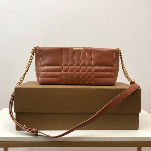 

lola thread checkered bag women cross body shoulder purses solid colour real leather handbags quality hardware letters zipper bags lamb skin