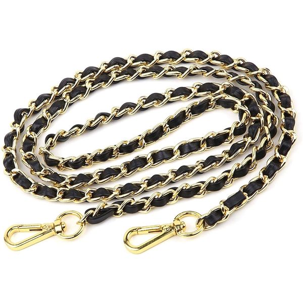 

118cm strap crossbody handbag s replacement leather shoulder chain straps diy women girl bag part accessory 220713, Black