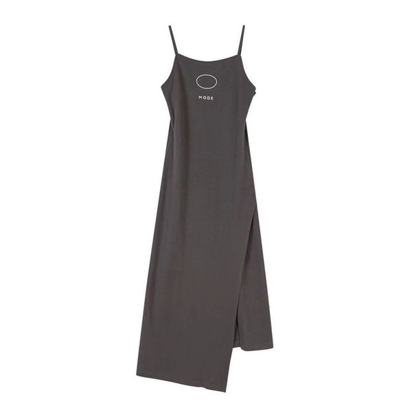 Платье для вечеринки лето сексуальные расщепления в стиле рукавов спагетти ремешок женское длинное платье мода высокое качество черное