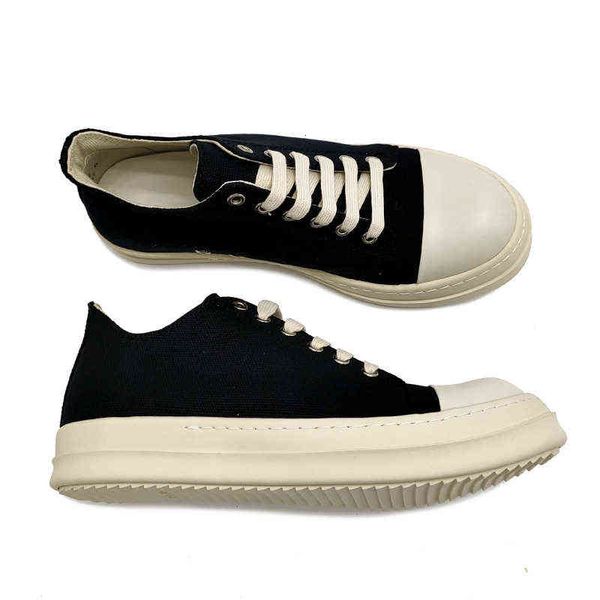 

21ro low men's shoes canvas leisure sports student thick soled couple's lace up black and white board fashion