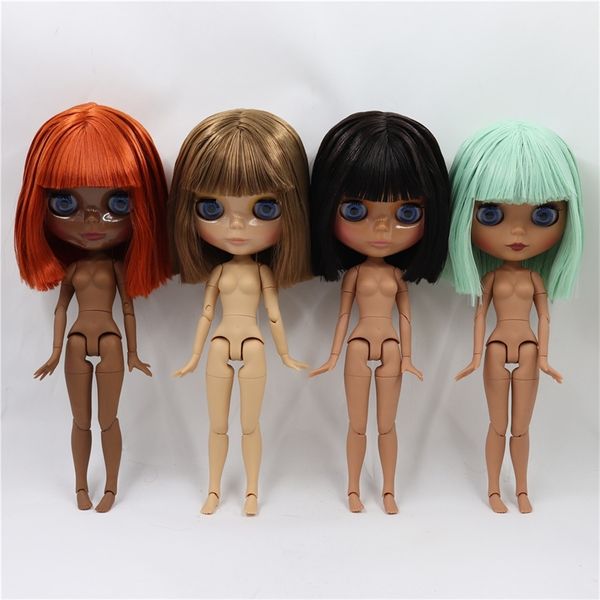 Icy DBS Blyth Doll Hair Gasy Hair Short1/6 BJD Toy 30cm Oferta especial da Body On Sale 30cm LJ201125