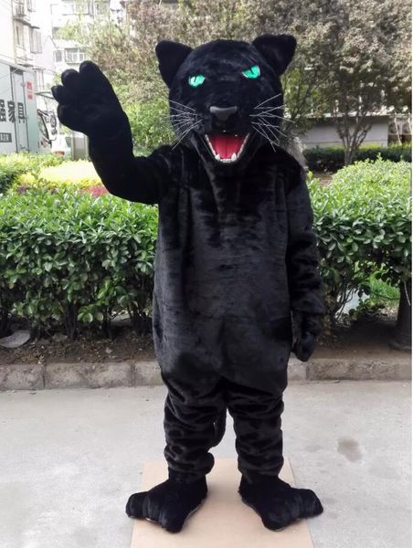 

black panther leopard jaguar cougar mascot costume custom fancy costume anime kits mascotte fancy outfit, Red;yellow