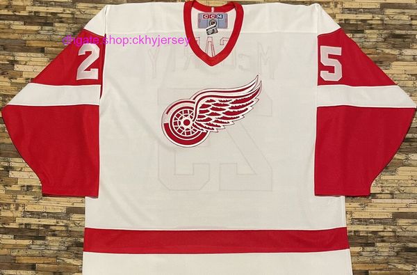 

stitched vintage ccm darren mccarty hockey jersey mens kids throwback jerseys, Black