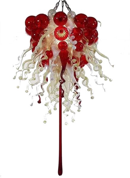 

art decoration chihuly style hand blown glass chandelier lighting dining room lamp diy design
