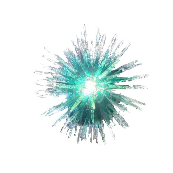

glass ice icicle chandelier murano blue color, customized glass lighting cafe and l decoration art