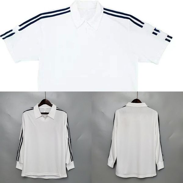

2002 retro soccer jerseys final long sleeve white home zidane figo carlos solari camisetas de futbol for men, Black;yellow