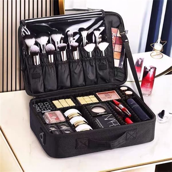 

fashion women cosmetic bag travel makeup professional make up box cosmetics pouch bags beauty case for artist 220620