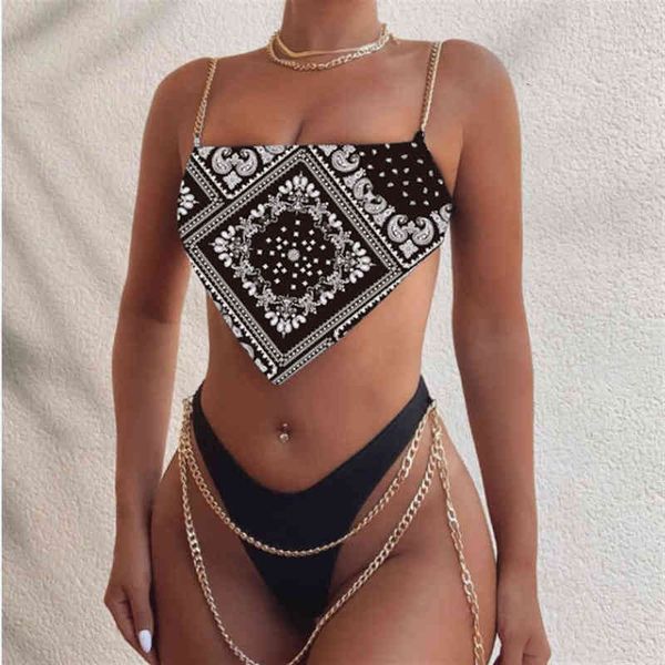 

swimsuit 2022 isha belly pocket swimsuit bikini iron chain split, White;black