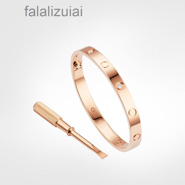 

designer carti er tititanium classic bangles bracelets for lovers wristband bangle rose gold couple bracelet jewelry valentine's day gi, Silver