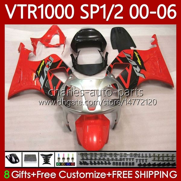 Verkleidungsset für HONDA VTR1000 RC51 2000 2001 2002 2003 2004 2005 2006 Karosserie 123Nr