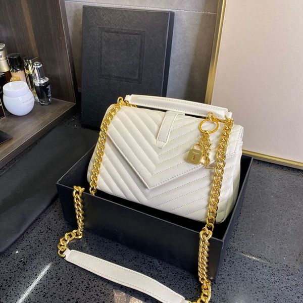 

more colors luxurys designers fashion flap bags womens quilted shoulder bag gold chain leather crossbody handbags purses black tote purse ha