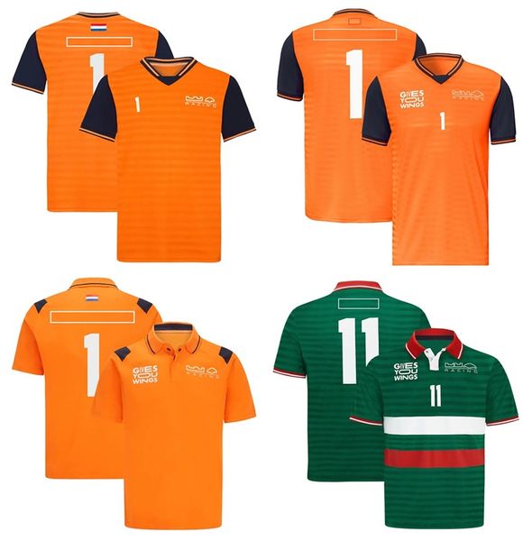 

f1 driver t-shirt new team uniform casual quick-drying racing suit men and women fan clothing can be customized
