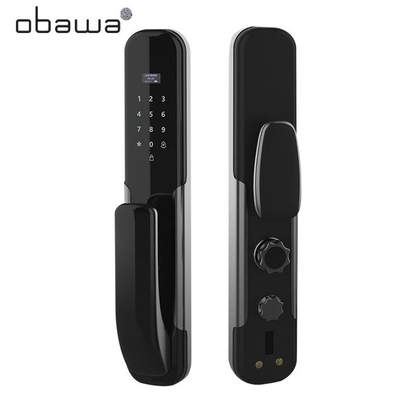 Obawa Smart Electronic Lock Finger Imprint Segurança Inteligente Senha digital Biométrica para o escritório em casa El Y200407