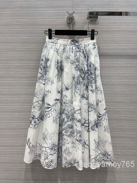 

skirts animal print medium length skirt literary high waist fluffy long spring and autumn women's high-end private, Black