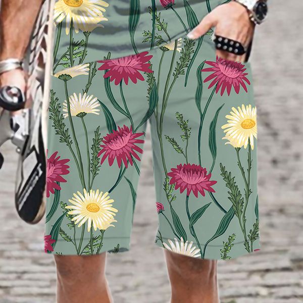 

men's casual shorts snowflake pattern cool comfortable funny elastic waist quick dry harajuku streetwear mens clothing men/women 220624, White;black