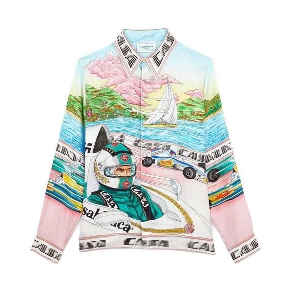 

designer casablancasgreen racer sicilian sailboat coast hawaii long sleeve shirt unisex, White;black