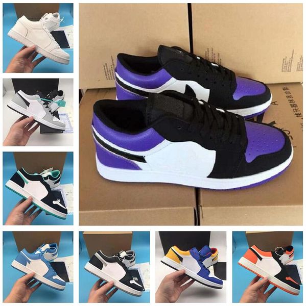 

designer 1s men women shoes fashion wear-resisting low lace-up casual sneakers outdoor skateboard shoes, Black