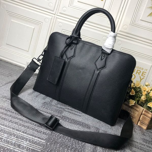 

new designer briefcase bag high qulity pu leather men's bags large computer bag luxury shoulder bags messenger bag m59159