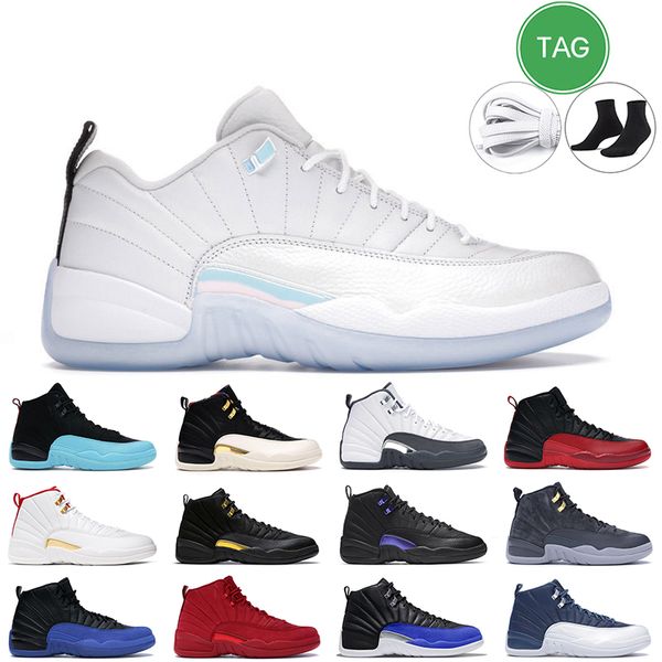 

12s men basketball shoes 12 retro gamma blue university gold dark grey concord the master indigo taxi mens outdoor sports trainer sneakers