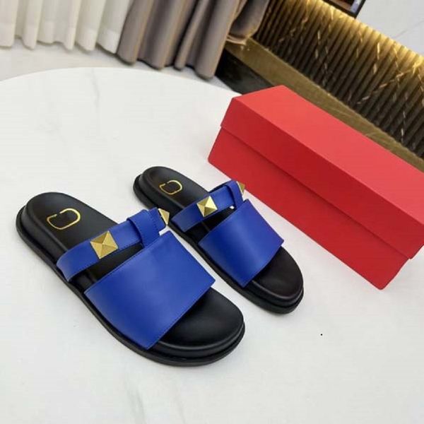 

2022 designer women sandals sandals velcro classic slippers real leather slides platform flats shoes sneakers boots with dustbag by new01 19, Black