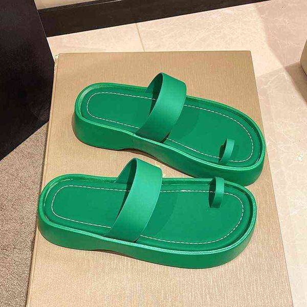 

slipper 2023 women flip flop shoe summer female sandal slide fashion for ladie outside ytmtloy indoor 220622, Black