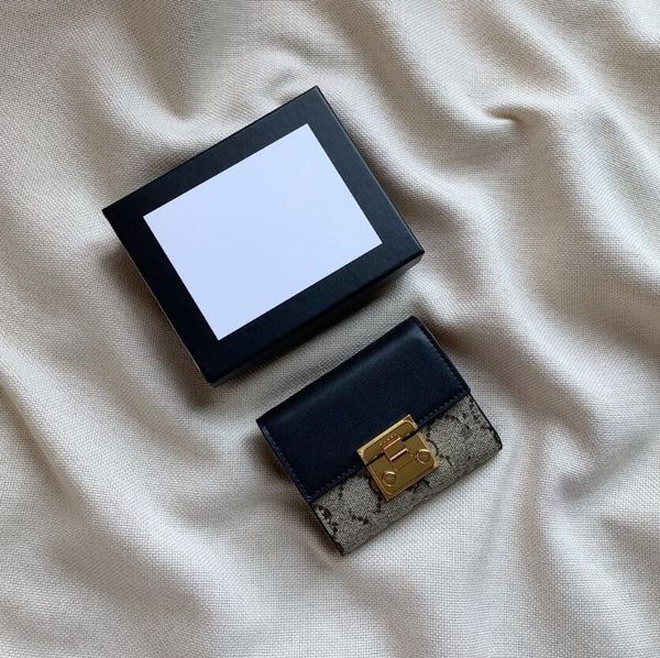 

classic embossed letter wallets brand fashion metal buckle flap wallet luxury designer ladies multi card slot clutch bags ladies coin purses, Red;black