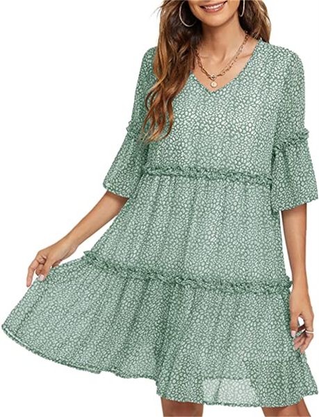 

& tees fashion women's buttoned beach smock swimsuit bikini beach dress, White