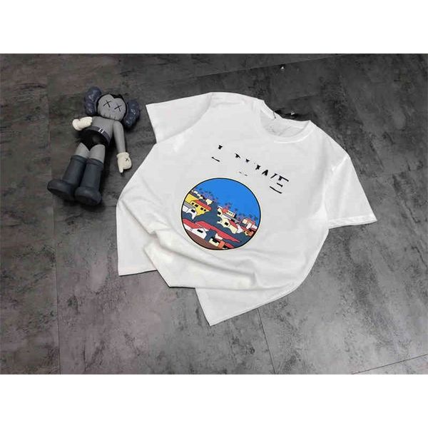 

66% off new loe + summer short sleeve women's trend cartoon resort t-shirt, White