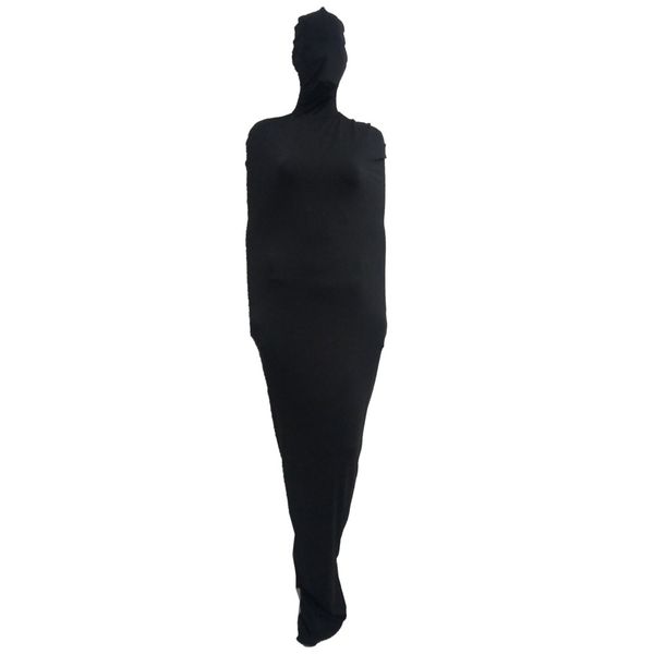 

costumes & cosplay fetish catsuit zentai suit full tight bodysuit lycar mummy bag stage props, Black