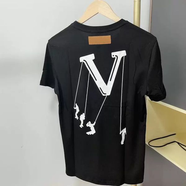 

fashion mens designers t shirts summer t-shirt crane printing letter t shirt hip hop men women short sleeve tees lol, White;black