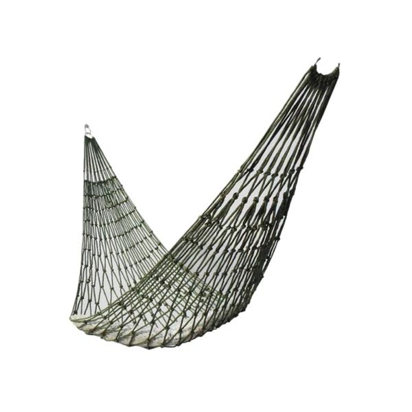 Acampamento Mobiliário de viagens Hammocks Camping Ao Ar Livre Esporte Azul Net Nylon Nylon cama de dormir com ganchos para a praia do jardim