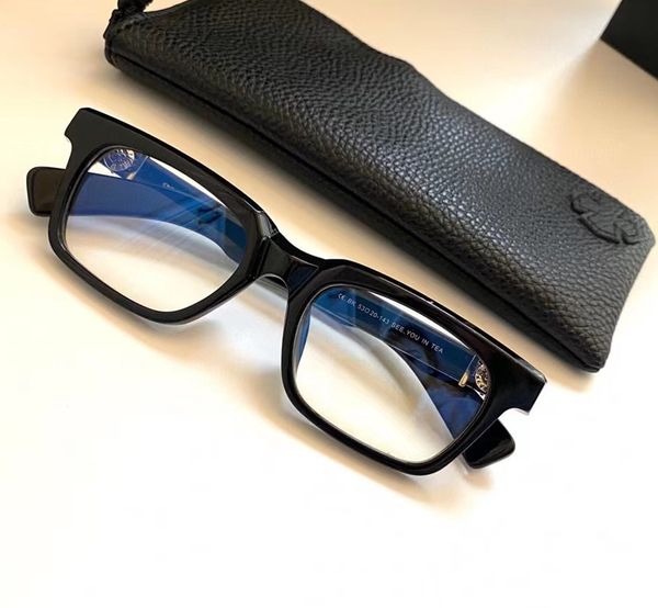 

brand designer eyeglass frame fashion retro optical glasses black eyeglasses frames for men women myopia eyewear for prescription lenses wit, Silver