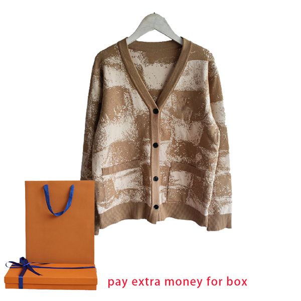 

21ss fashion casual knit shirt for men and women knits crew neck long sleeve cardigan keep warm in winter various color styles, White