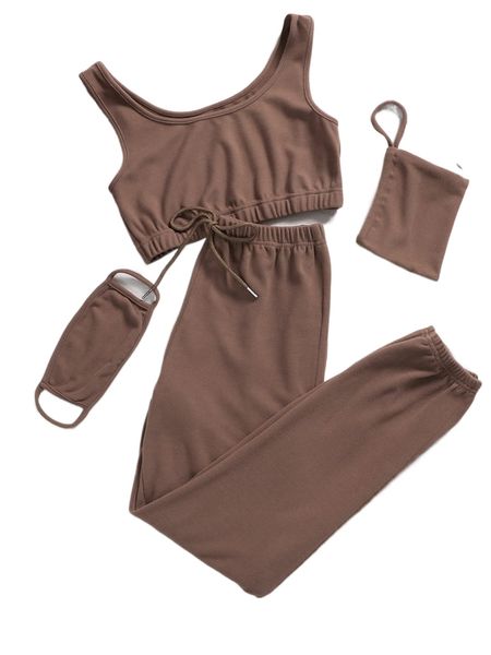 

4pcs solid lounge set d5fh#, Black;red