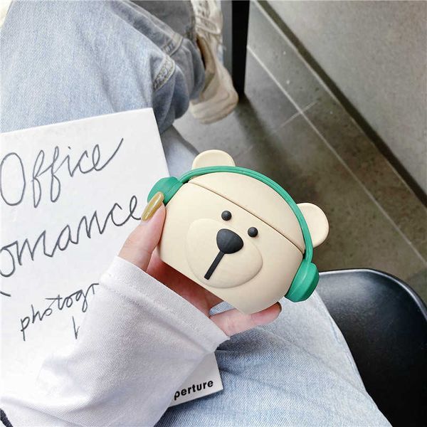 

1 / 2 pro airplads cartoon silicone soft cover, bluetooth wireless headset cover