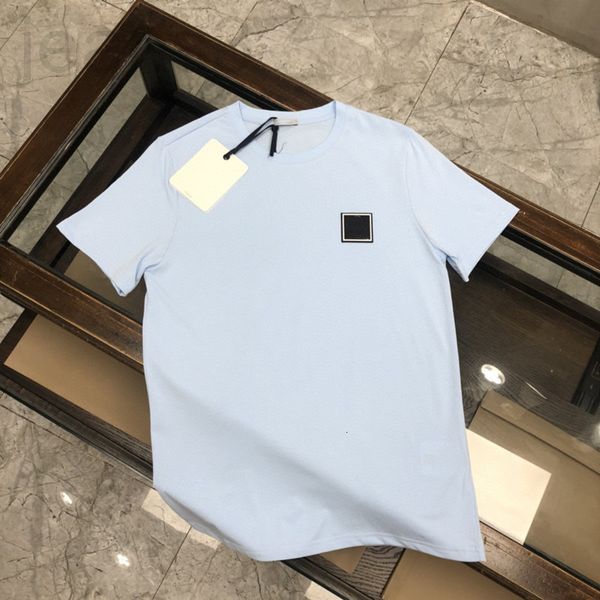 

men's t-shirts designer european high-end fashion brand men's short sleeved t-shirt summer 2022 new round neck adhesive letter lov, White;black