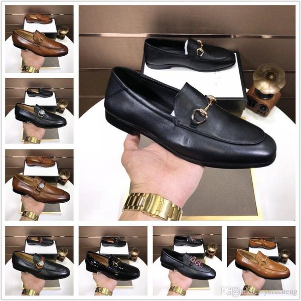 

cq sell men flat loafers leisure slip-on suede mules round toe shallow one pedal casual flats multicolor solid designer luxury dress shoe a2, Black