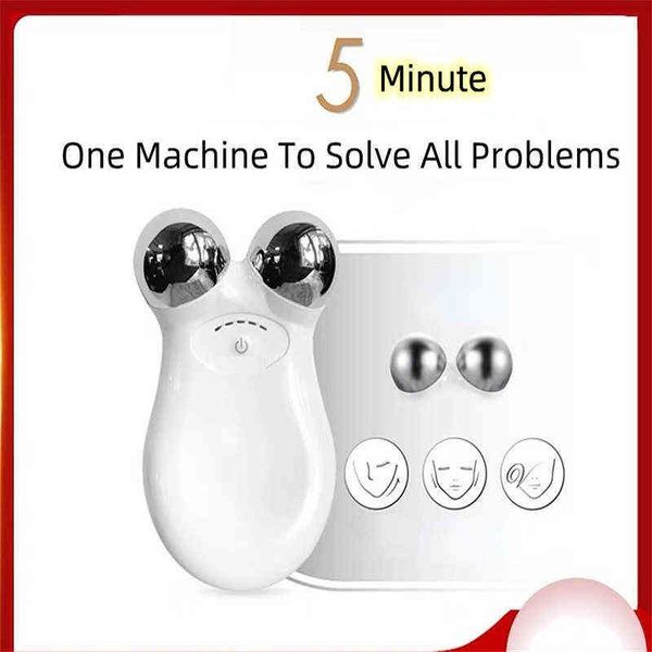 Micro-Current Face-Lifting Lift Lift Massager 3D Home Омоложение Lip Beauty 220513