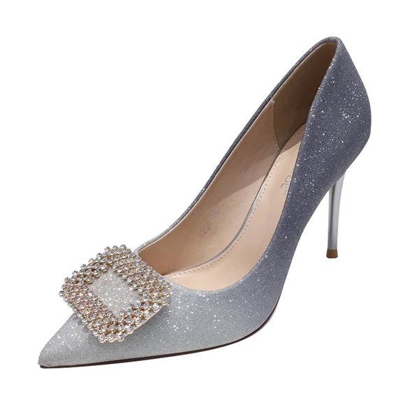 

s40226 new black french highheeled shoes thin heels with words after baotou sandals female summer 210225