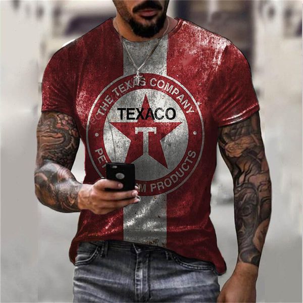 Motor Öl Grafik T Shirt Für Männer T T-shirt Tops Ropa Hombre Streetwear Kleidung Camisa Masculina Koszulki Chemise Homme