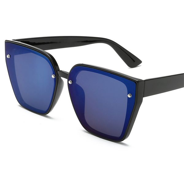 

street sladies sunglasses trendy big frame eyewear fashion retro sun glasses 2022, White;black