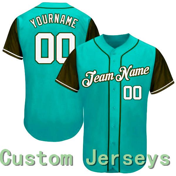

custom baseball jerseys any team name number colour quick dry men women jersey z34, Blue;black