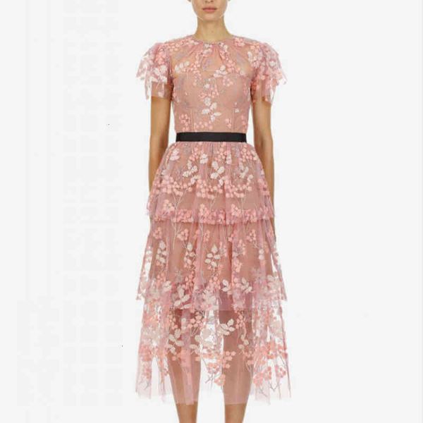 

see 2021 will self portrait maxi long luxury floral embroidery sweet ladies up in designer holiday dressed as party dress j7o7, Black;gray