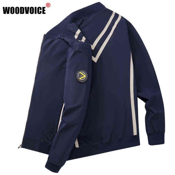 

chaqueta de hombre men's jackets solid color baseball collar slim street fashion coats zipper men bomber jackets male clothing t220816, Black;brown