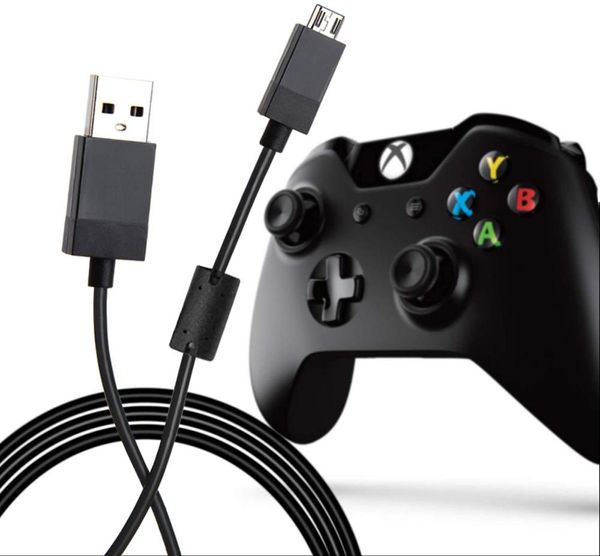 Cabo de carregamento do carregador para Xbox One S X Controller, Micro USB 2.0 Play Data Sync Charge Cord 9ft