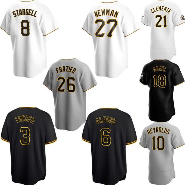 

2022 Kevin Newman Jerseys Willie Stargell Roberto Clemente Anthony Alford Ben Gamel Josh Bell Bryan Reynolds Custom Pittsburgh Men Women, Colour 2