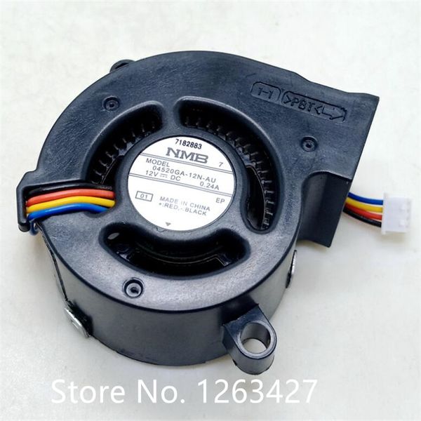 Оптовый вентилятор: All-In-One Turbofan 04520GA-12N-AU NMB 4520 12V 0.24A 4-проводная вентилятор